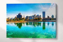 Load image into Gallery viewer, Memphis Skyline wall decor canvas print