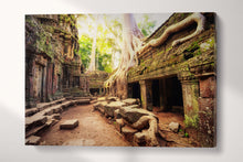 Load image into Gallery viewer, Angkor Wat Cambodia, Ta Prohm Khmer Buddhist Temple canvas print