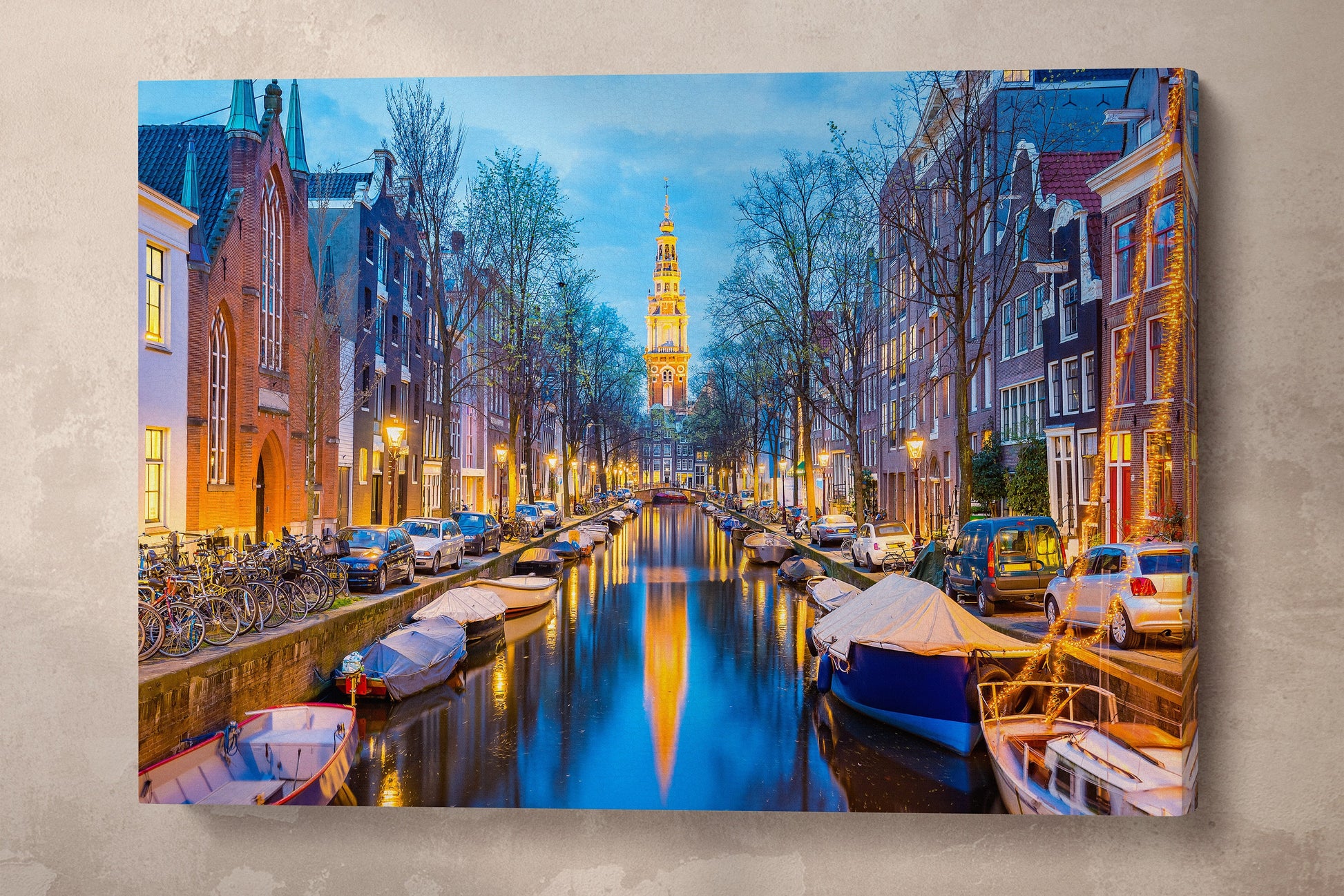 Amsterdam canal wall art print