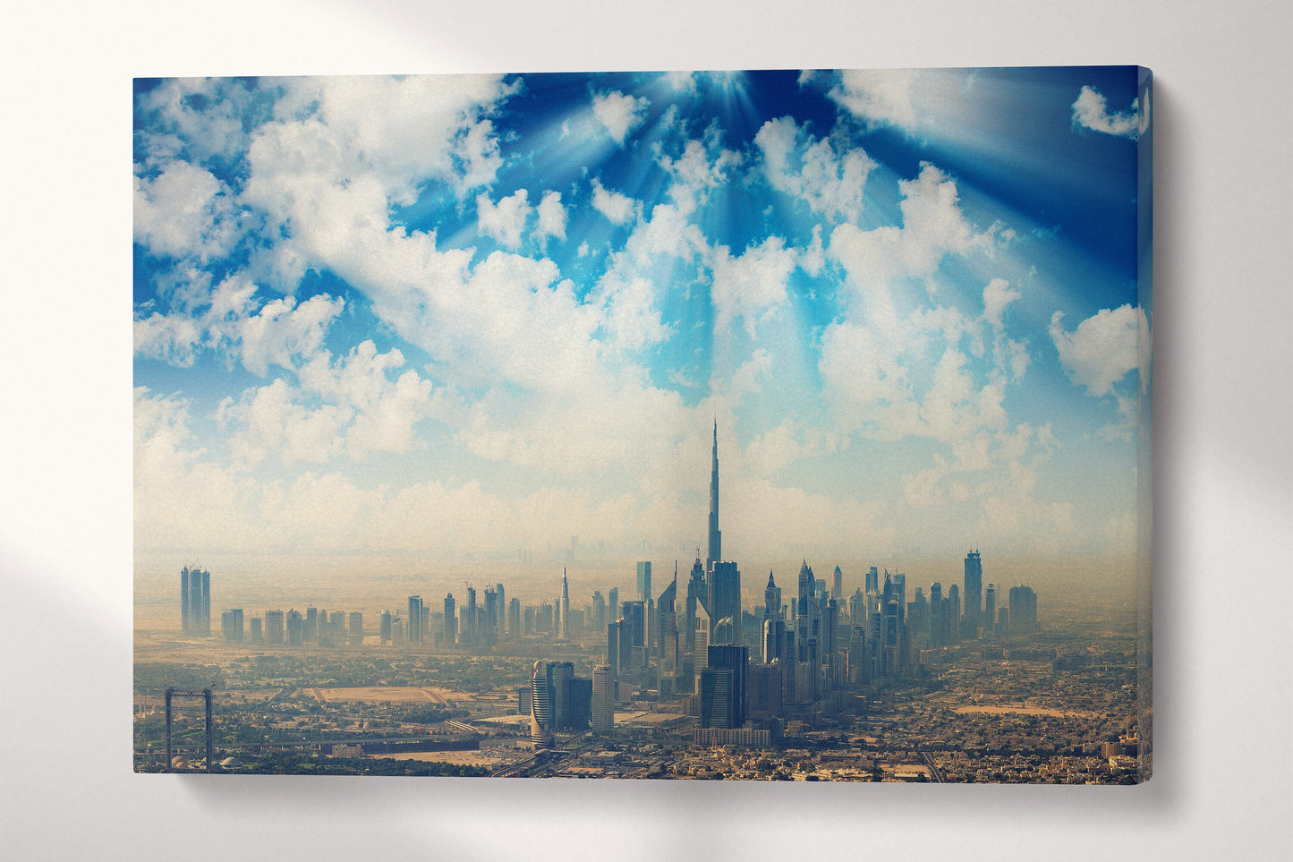 Skyline of Dubai Burj Khalifa wall art print