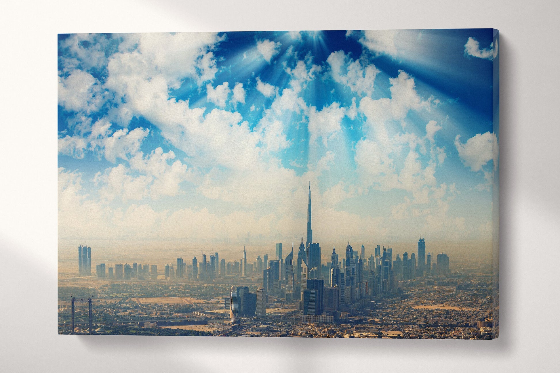 Skyline of Dubai Burj Khalifa wall art print