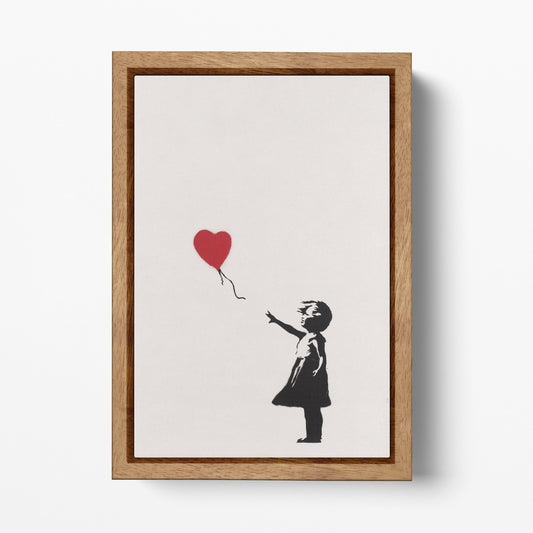 Balloon Girl Banksy Wood Frame