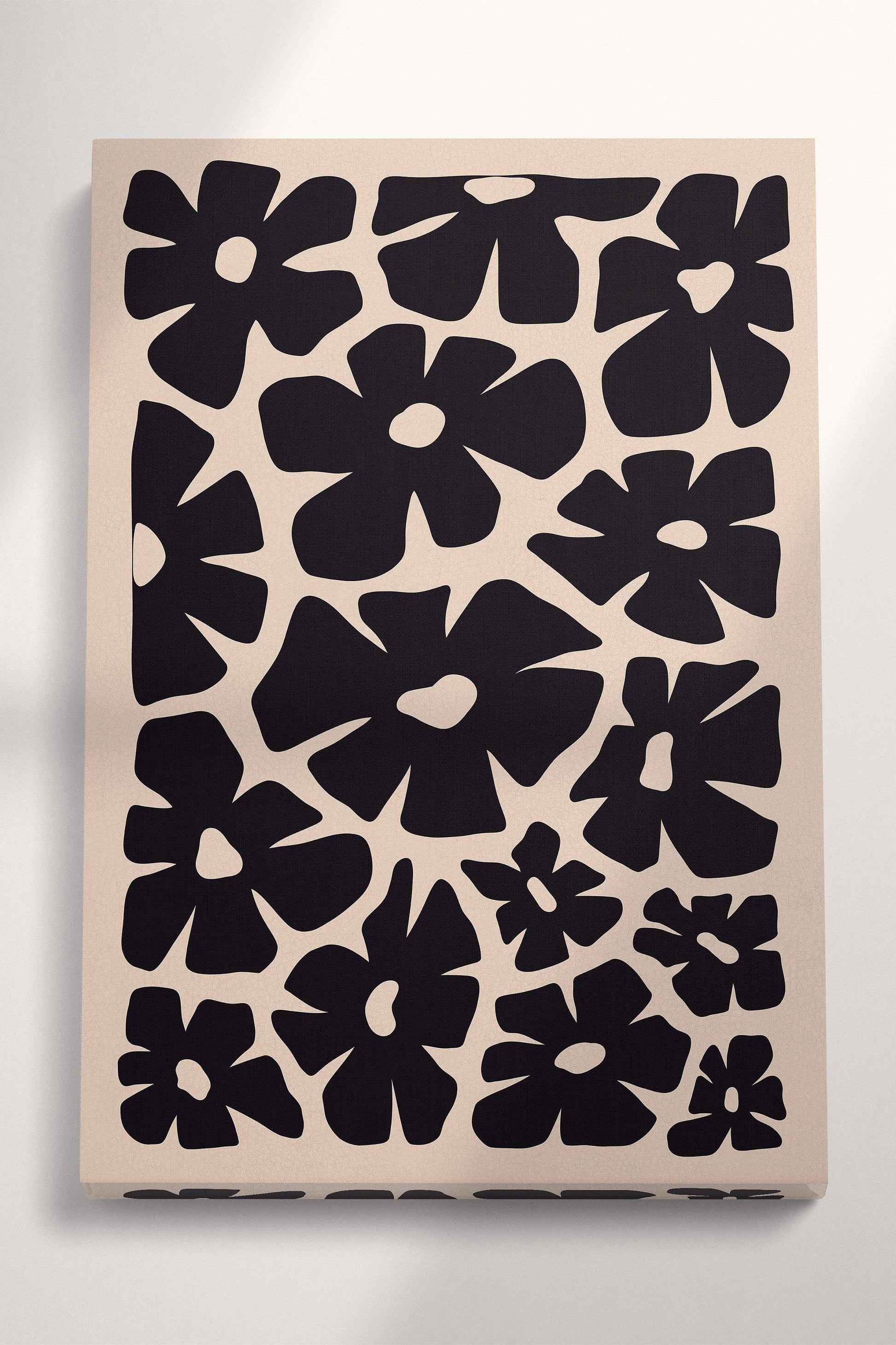 Flower Minimal Modern Wall Art Canvas #1