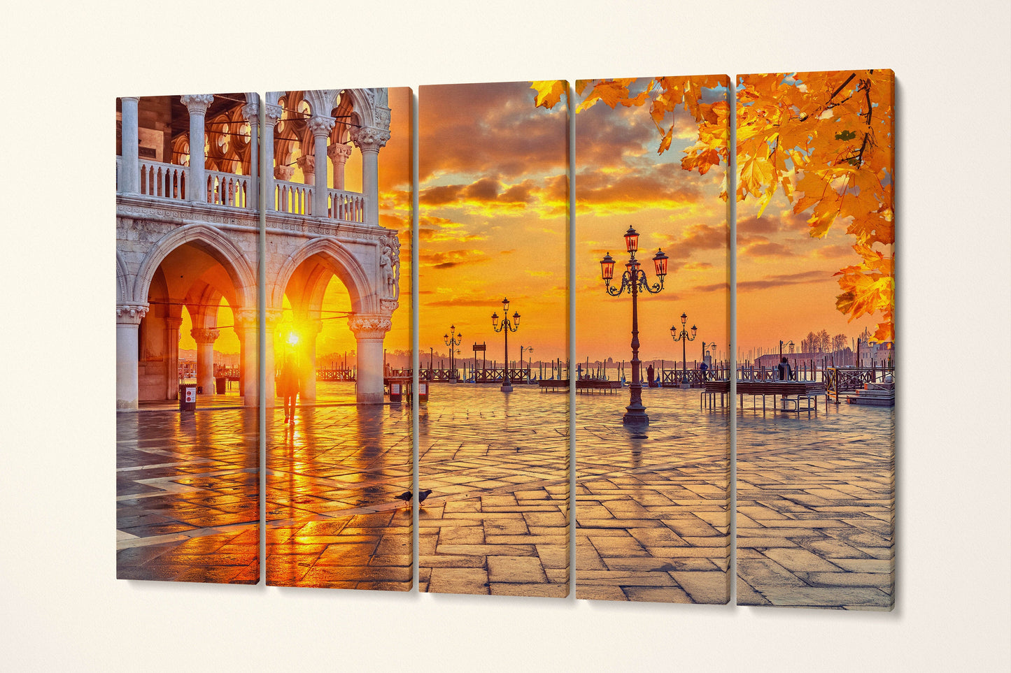 San Marco Square 5 panel canvas