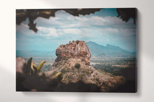 Sigiriya, The Lion Rock, Sri Lanka Wall Art Canvas Eco Leather Print