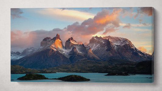 Patagonia Torres del Paine Canvas Eco Leather Print 3D