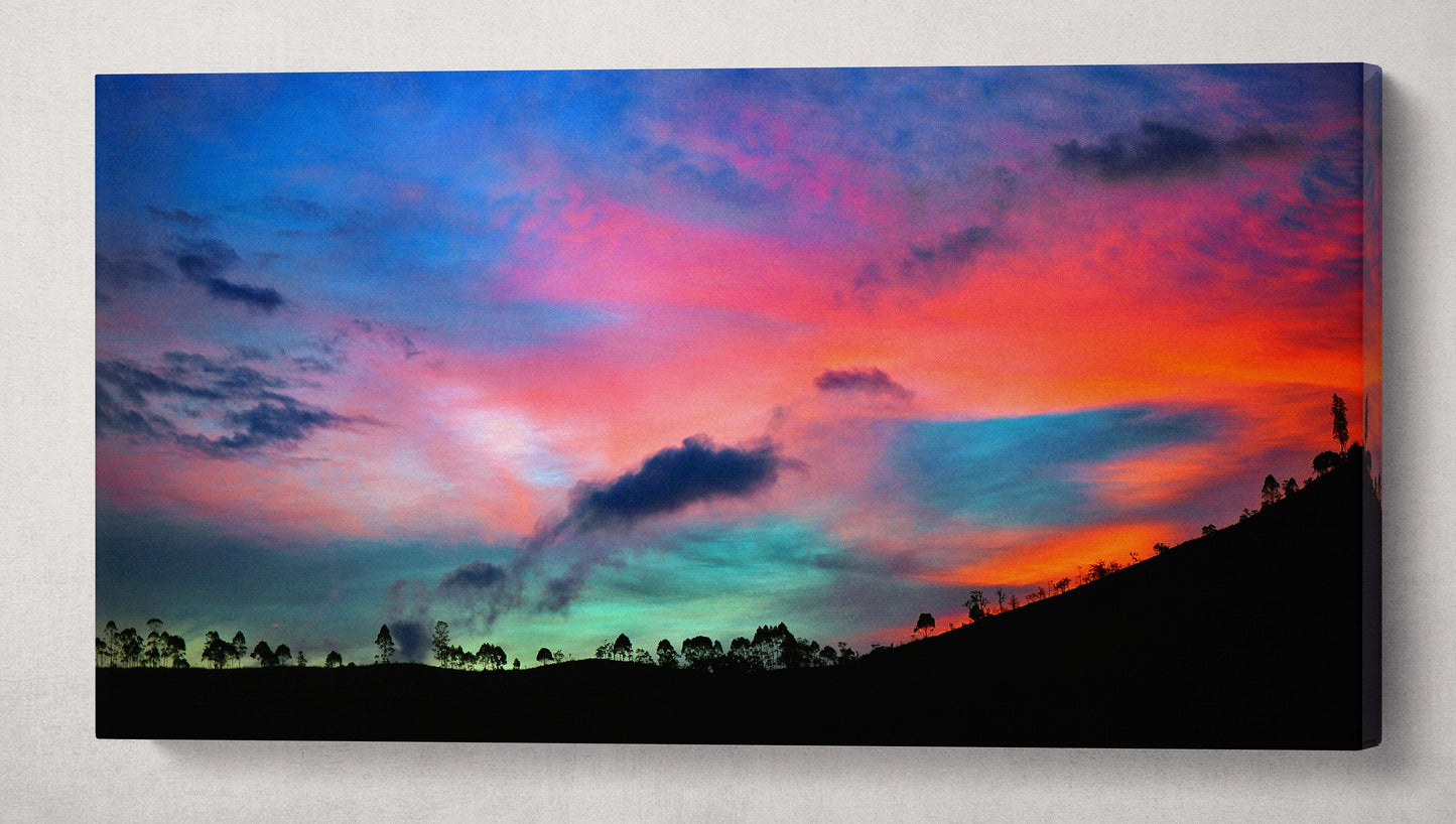 Pinas Ecuador Sunset Canvas Eco Leather Print 3D