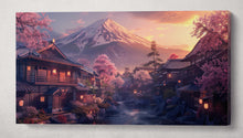 Charger l&#39;image dans la galerie, Cherry Blossom Japan Dreamscape Wall Art Home Decor Framed Canvas Print