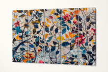 Load image into Gallery viewer, Whispers of Nature: Blossoms in Full Bloom Wall Decor Eco Leather Print 5 Panels