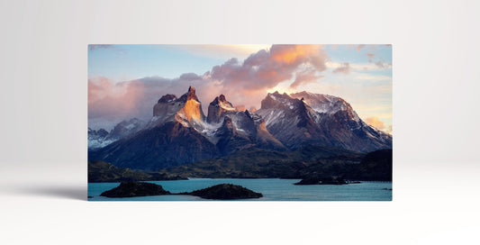 Patagonia Torres del Paine National Park Canvas Eco Leather Print