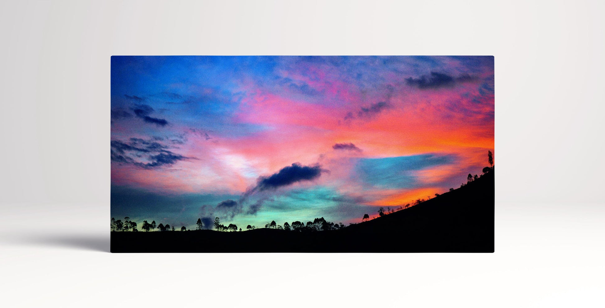 Pinas Ecuador Sunset Canvas Eco Leather Print