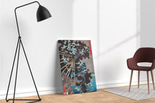 Load image into Gallery viewer, Raiko Battles Dragon by Kuniyoshi Japanese Ukiyo-e Wall Art Eco Leather Reproduction Canvas Ambient