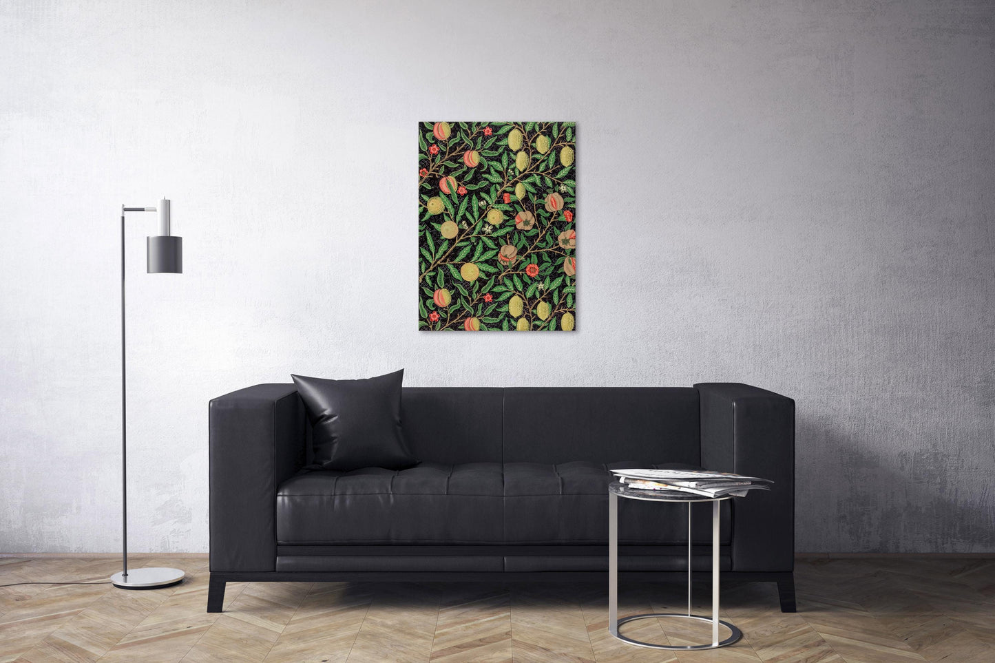 Fruit by William Morris Wall Art PETA Approved Vegan Leather Print Ambient