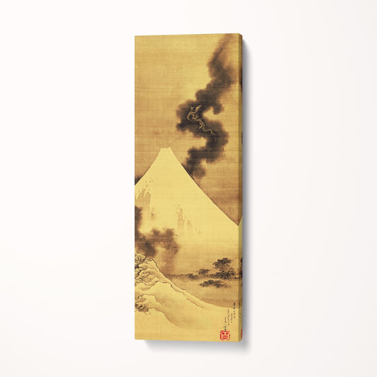 Hokusai Fuji Koryuu-The Dragon of Smoke Escaping from Mt Fuji 3D