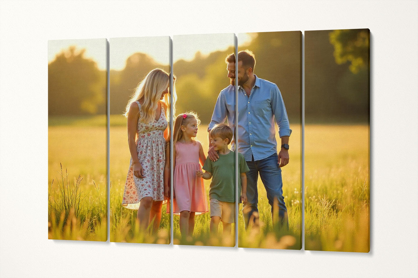 Custom Eco Leather Canvas Print: Personalized Wall Art, Handmade in Italy