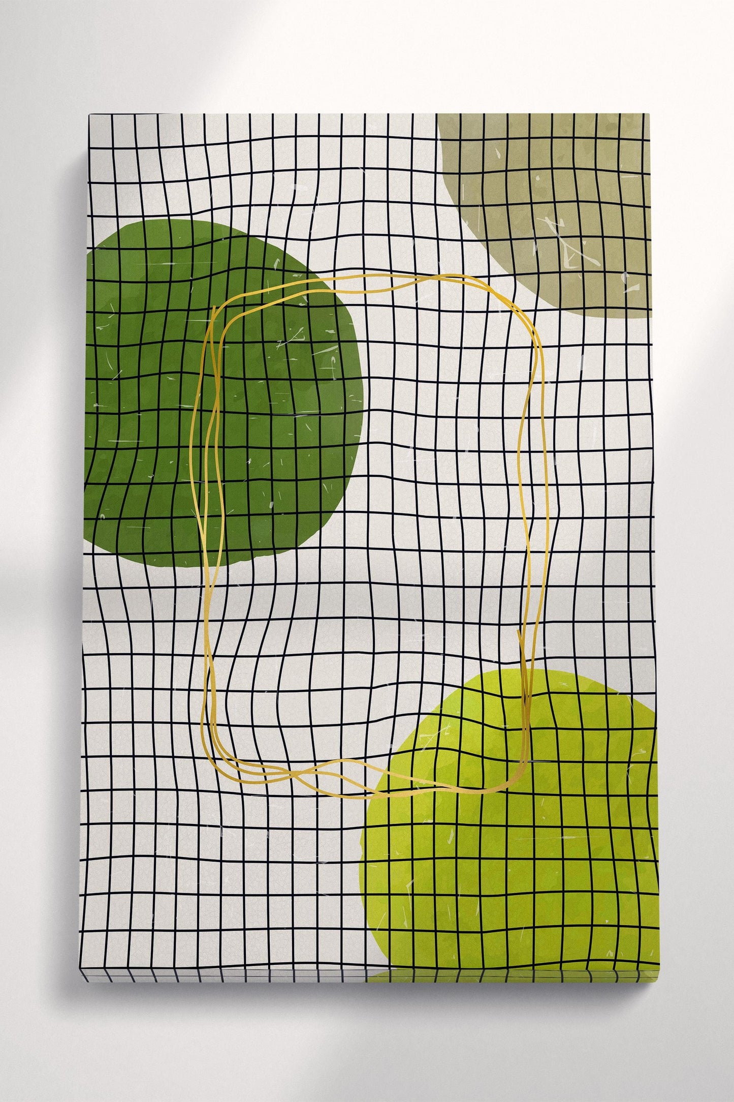 Geometric Modern Art Color Blocks Square Canvas Eco Leather Print style 3