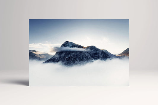 Glencoe Scotland Highland PETA Approved Eco Leather Canvas Mountain Wall Art