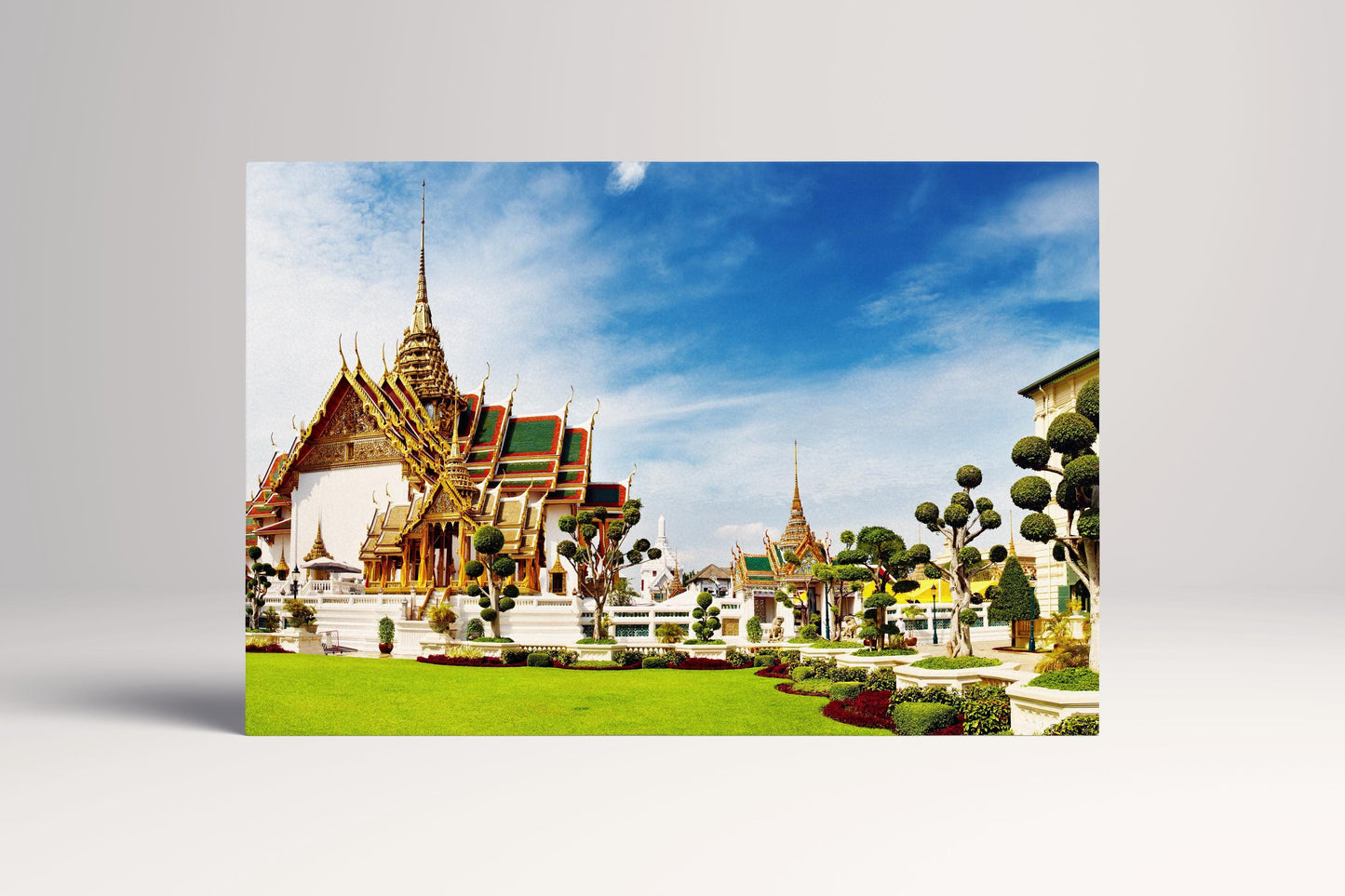 Grand Palace Bangkok Thailand PETA Approved Eco Leather Canvas Wall Art