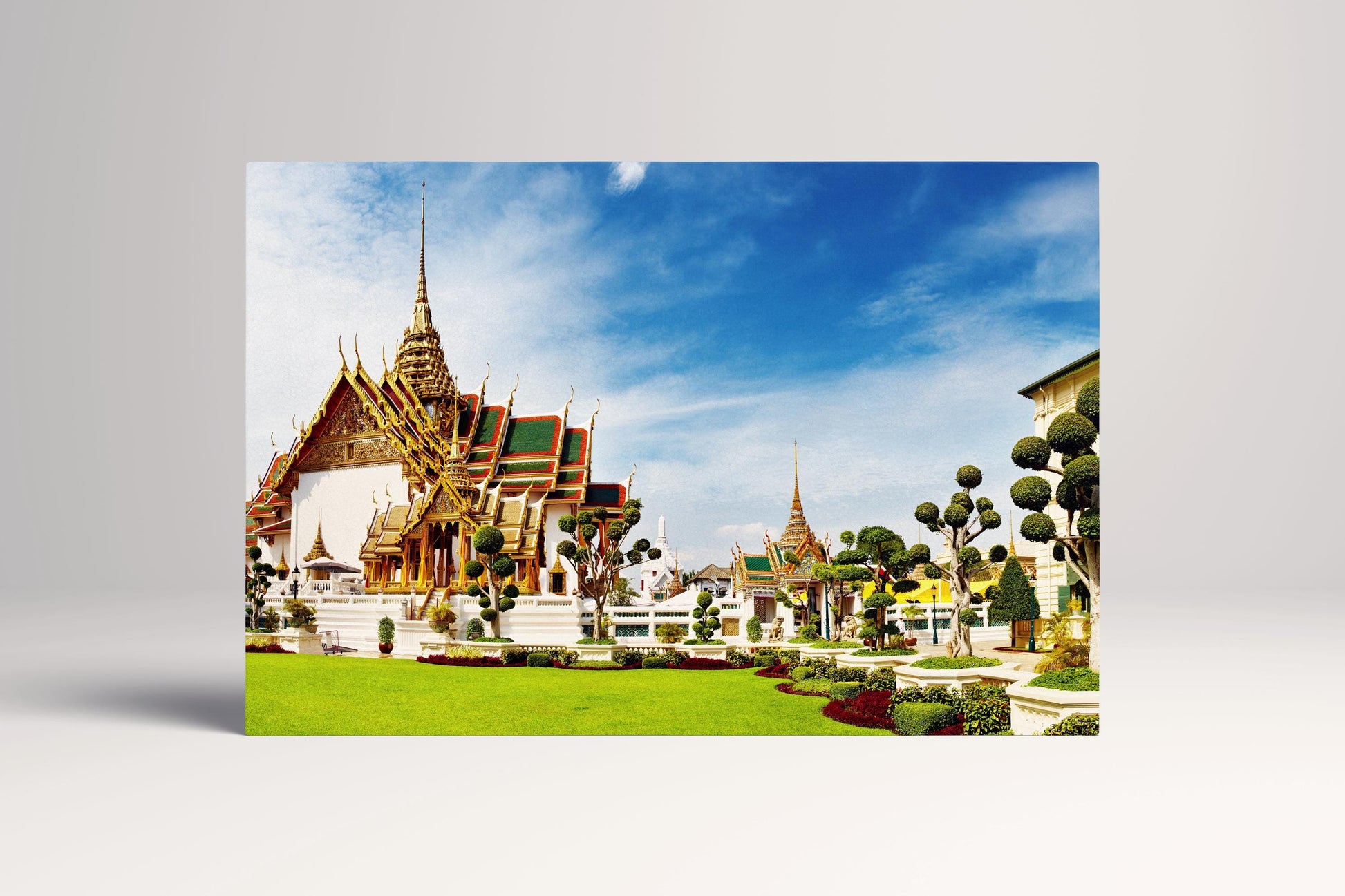 Grand Palace Bangkok Thailand PETA Approved Eco Leather Canvas Wall Art