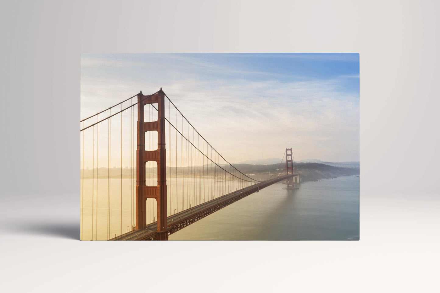 Golden Gate Bridge San Francisco PETA Approved Eco Leather Single Panel Wall Art