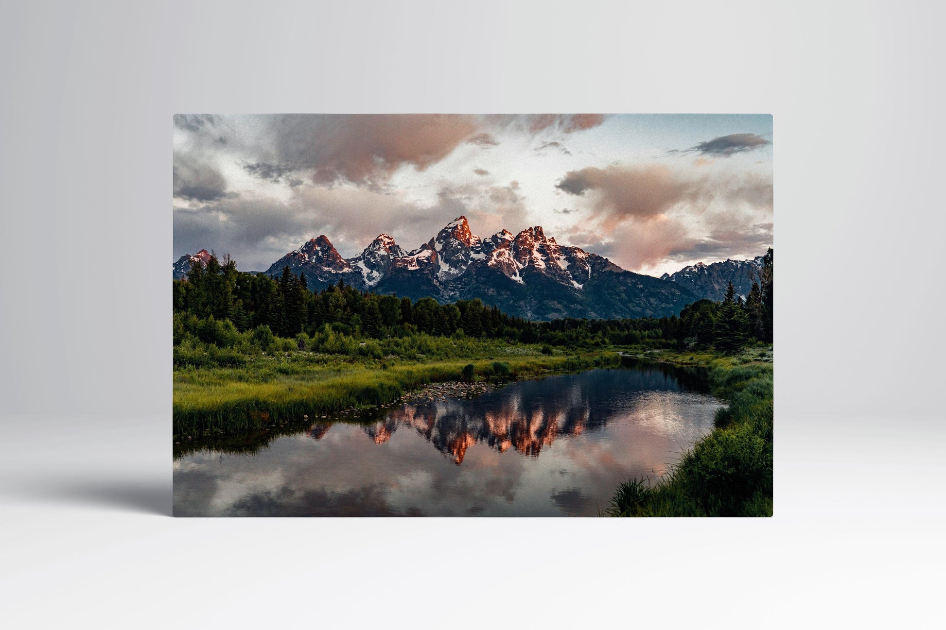 Grand Teton National Park PETA Approved Faux Leather Wall Art