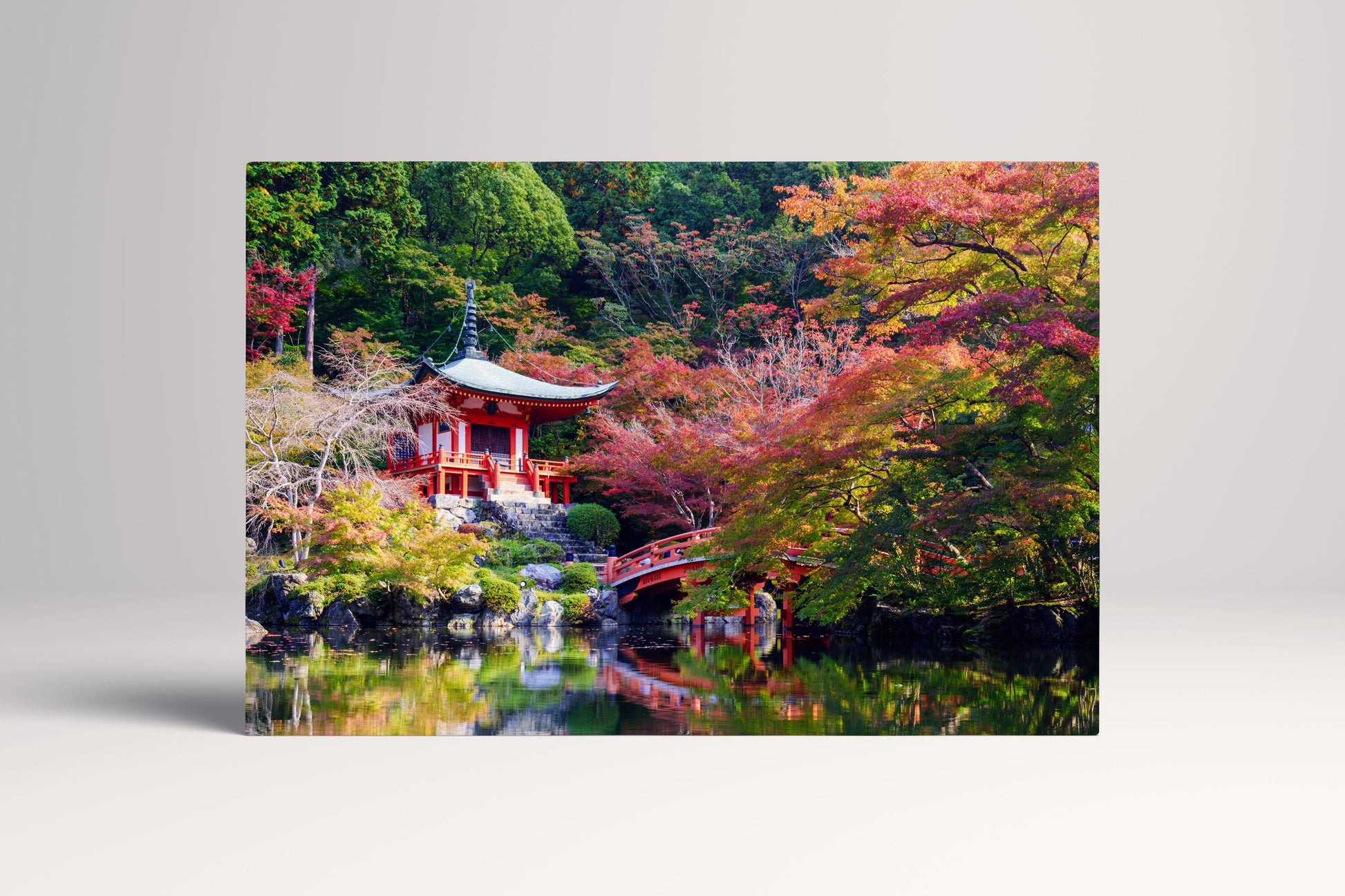 Daigoji Temple Kyoto PETA Approved Eco Leather Canvas Single Art