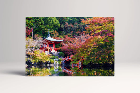 Daigoji Temple Kyoto PETA Approved Eco Leather Canvas Single Art