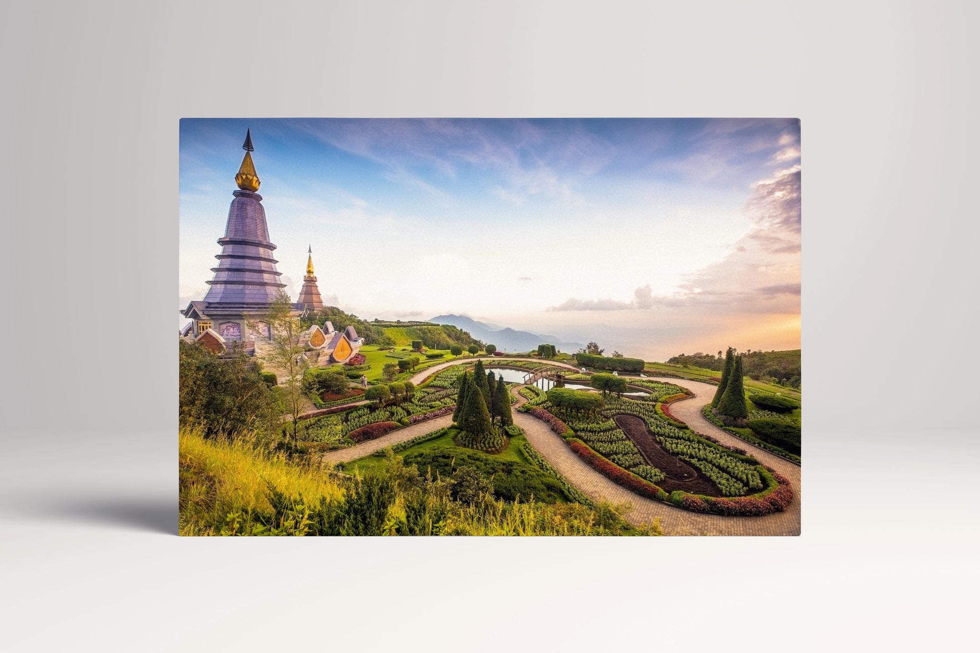 Doi Inthanon Chiang Mai Thailand PETA Approved Eco Leather Canvas Single Wall Art