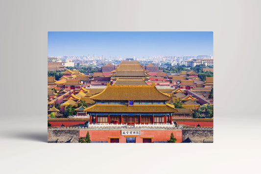 Forbidden City Beijing China Imperial Palace PETA Approved Eco Leather Single Art