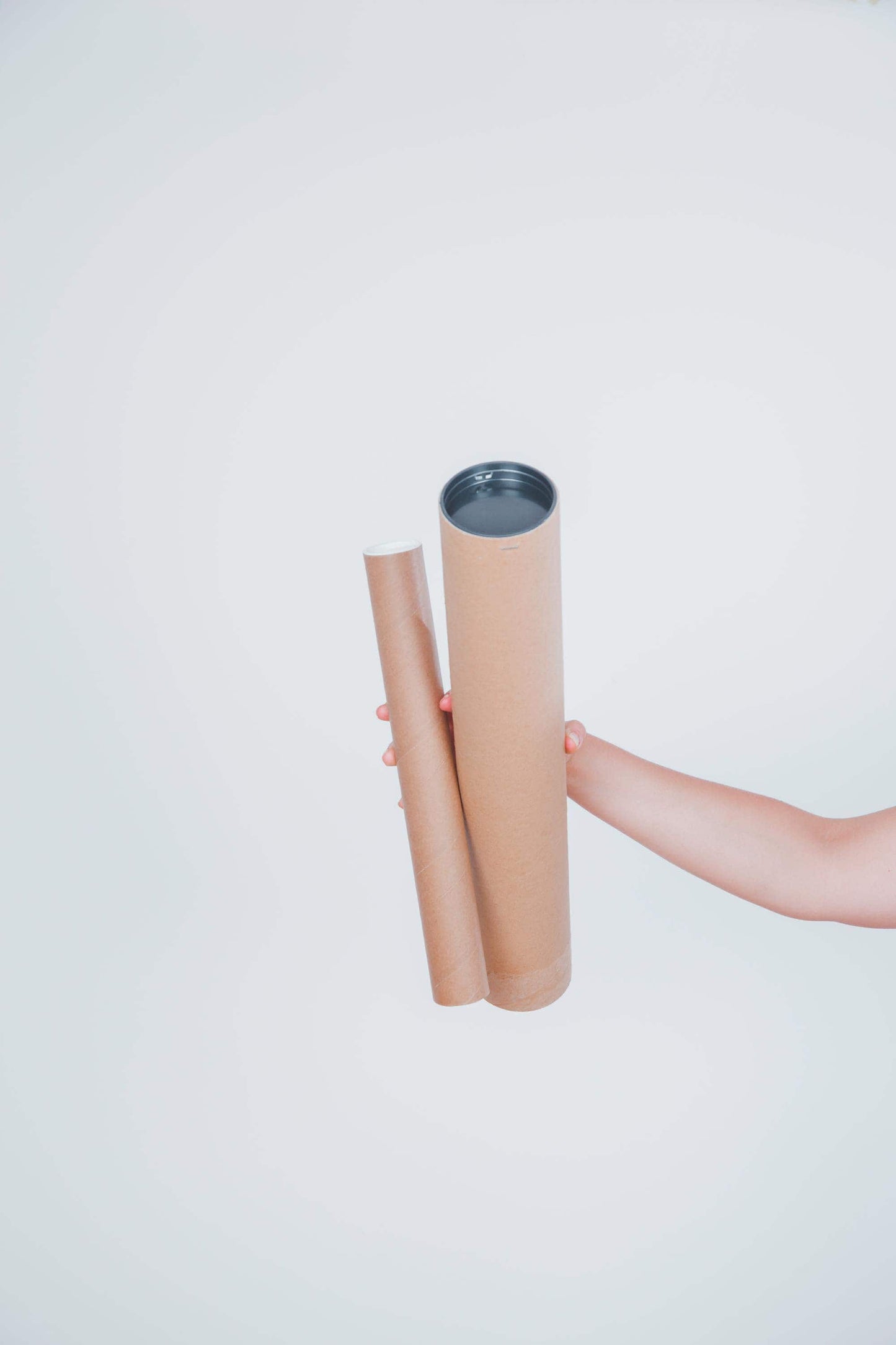 Rolled in a tube