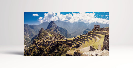 Machu Picchu Peru Panorama PETA Approved Eco Leather Single Perù Wall Art