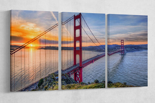 [canvas print] - Golden Gate