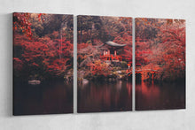 Carica l&#39;immagine nel visualizzatore di Gallery, [Canvas wall art] - Japan temple print