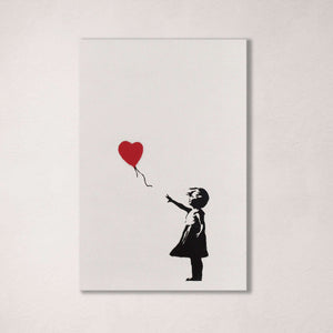 Banksy Canvas Girl With Balloon