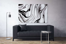 Carica l&#39;immagine nel visualizzatore di Gallery, [Modern wall art] Black and white