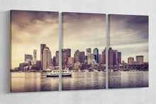 Laden Sie das Bild in den Galerie-Viewer, Boston skyline wall art