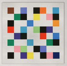 Carica l&#39;immagine nel visualizzatore di Gallery, Minimalistic Art Colors On Grid Canvas Print