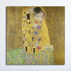 Klimt The Kiss canvas wall art