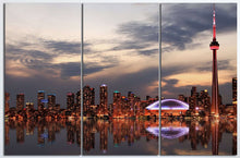 Load image into Gallery viewer, [canvas] - Toronto wall art tryptich
