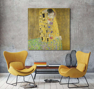 Klimt The Kiss canvas wall decor