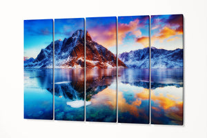 Lofoten Norway home decor canvas