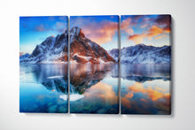 Load image into Gallery viewer, Lofoten Norway wall art canvas