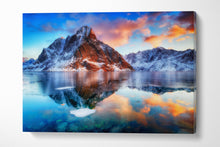 Load image into Gallery viewer, Lofoten Norway wall decor canvas print