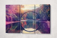 Load image into Gallery viewer, Rakotz Bridge canvas wall art