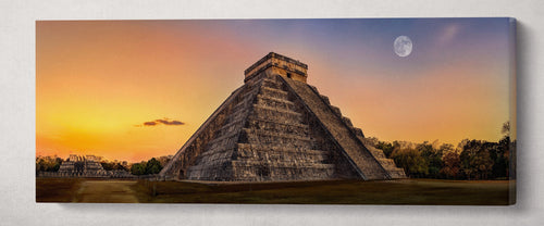 Chichen Itza, Yucatan, Mexico Wall Art Eco Leather Print