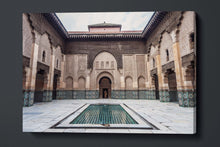 Carica l&#39;immagine nel visualizzatore di Gallery, Ben Youssef Madrasa Canvas Eco Leather Print, Made In Italy!