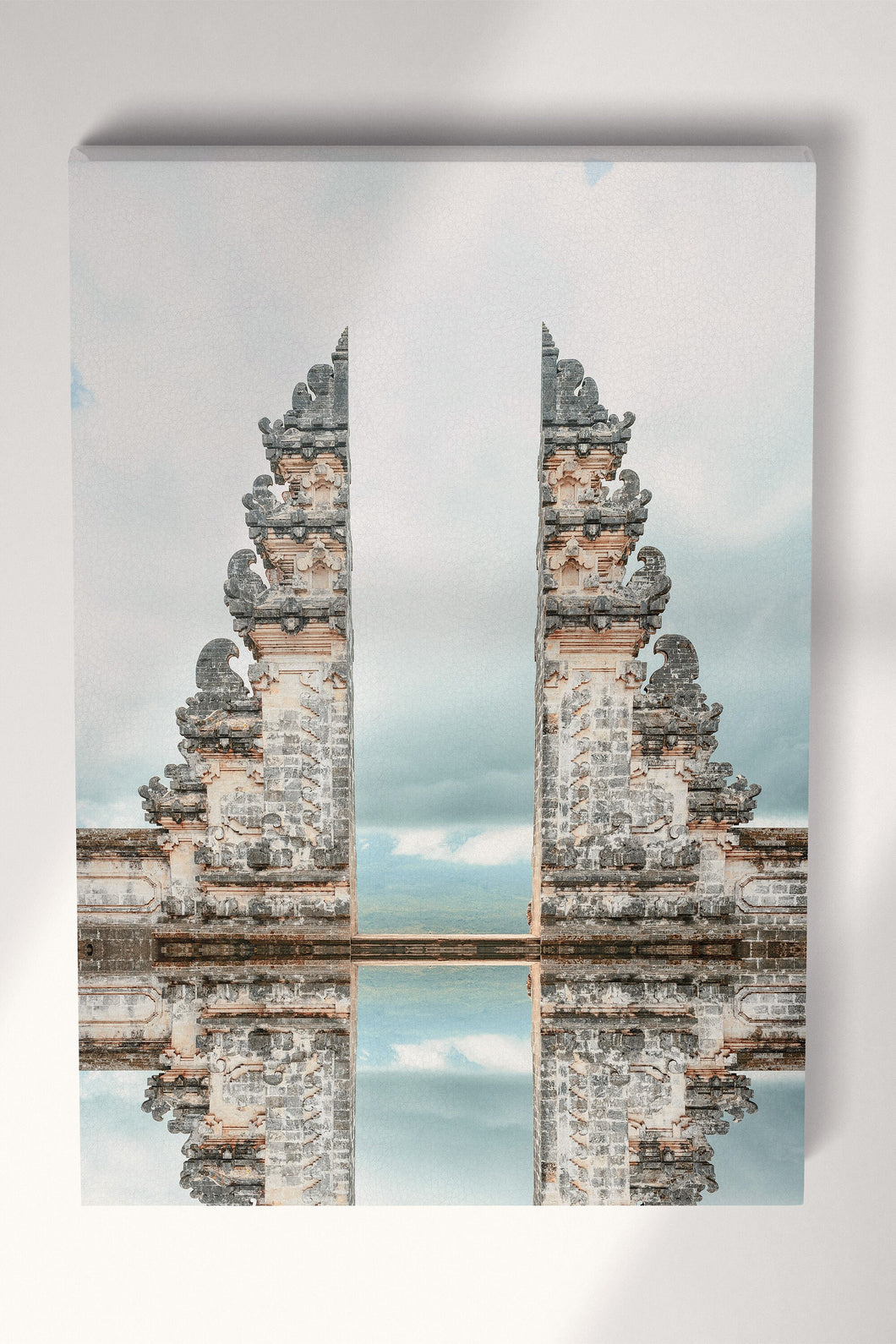 Gate of Heaven Pura Penataran Bali canvas wall decor framed canvas print