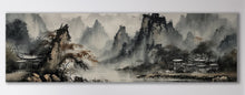 Carica l&#39;immagine nel visualizzatore di Gallery, Traditional oriental Chinese landscape wall decor canvas print