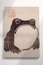 Laden Sie das Bild in den Galerie-Viewer, Frog by Matsumoto Hoji Framed Wall Art Canvas Print