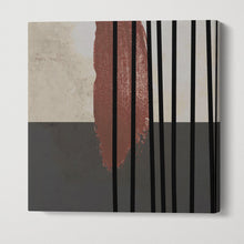 Load image into Gallery viewer, Minimal Modern Art Color Blocks Square Canvas #1